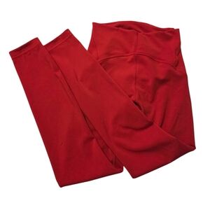 Lululemon Instill High Rise Tight Deep Red